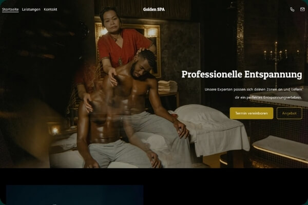 Website Beispiel Spa