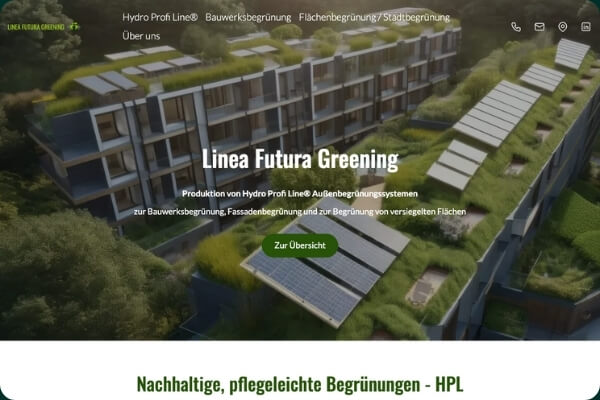 Website Beispiel Futura