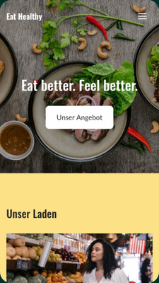 Website Beispiel Essen