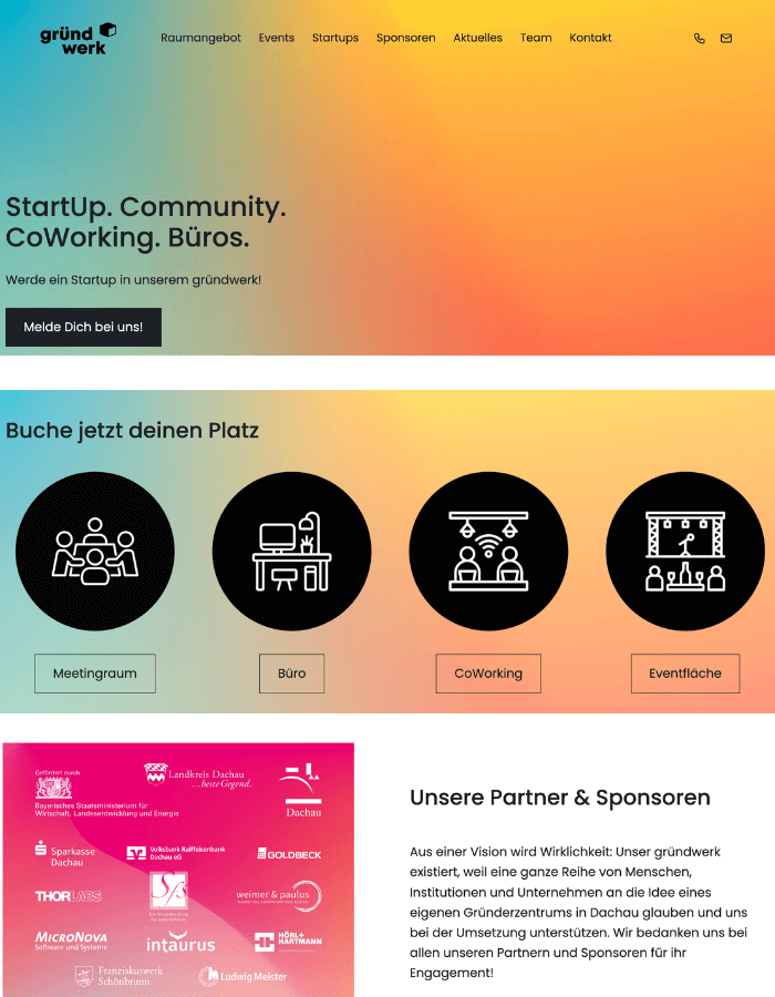 Paceways Website Gründwerk