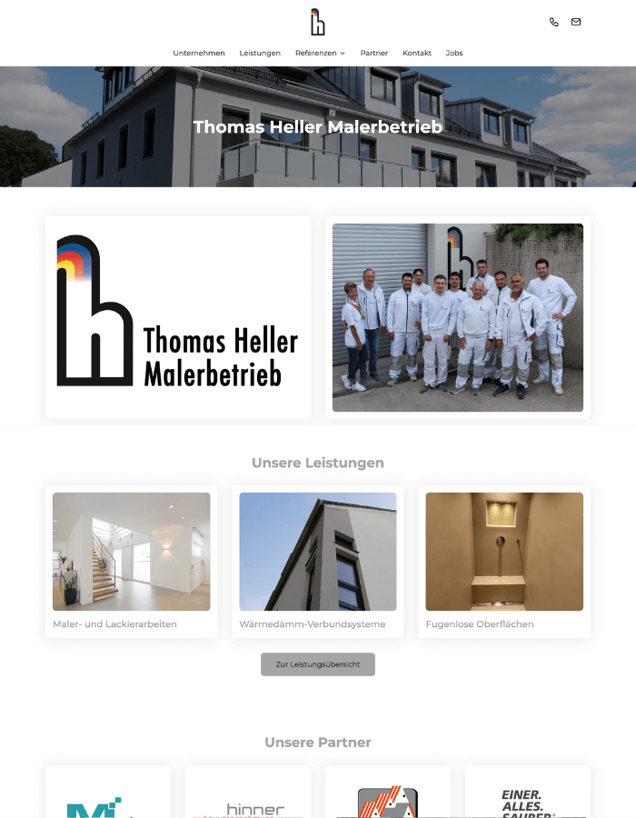 Paceways Website Heller Malerbetrieb
