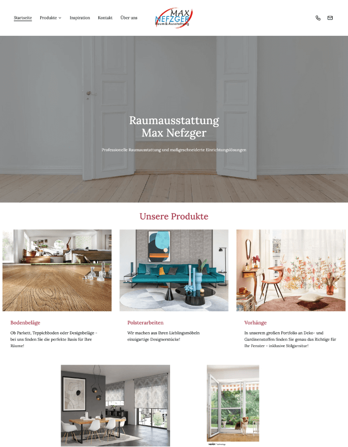 Paceways Website Raumaussattung Max Nefzger