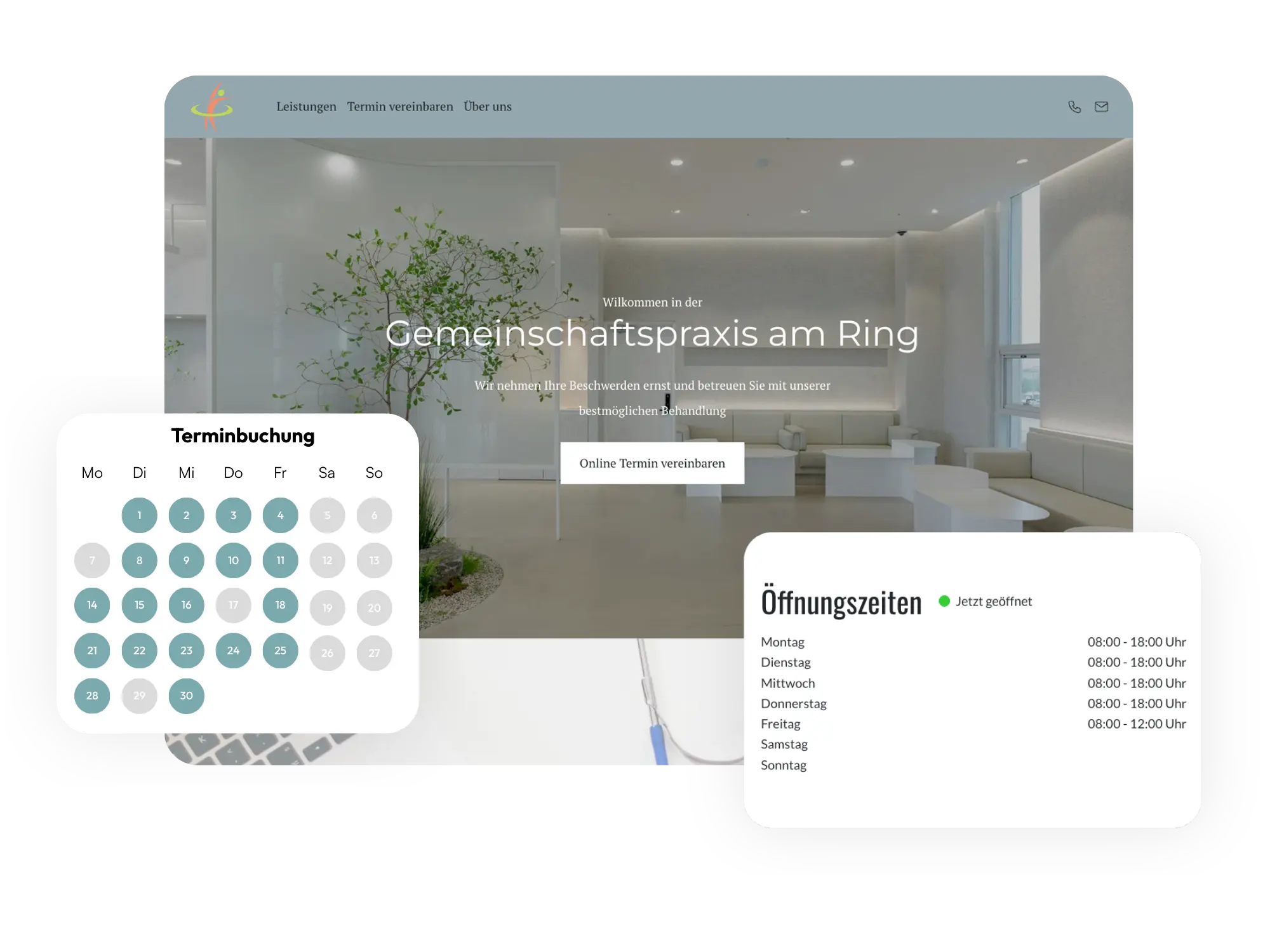 Praxis Website mit Paceways erstellen