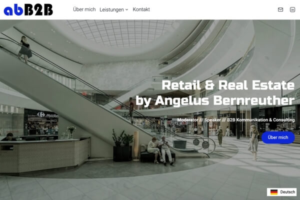 abB2B – Paceways Website Beispiel