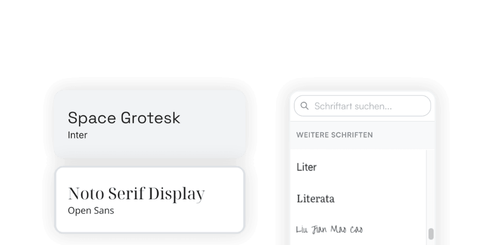 Google Fonts Typografie in Paceways