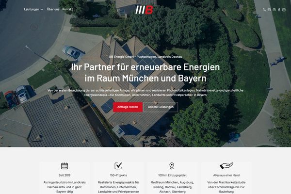 IIIB Energie – Paceways Website Beispiel
