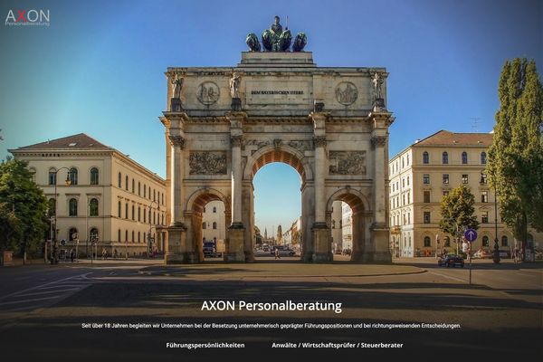 AXON Personalberatung – Paceways Website Beispiel