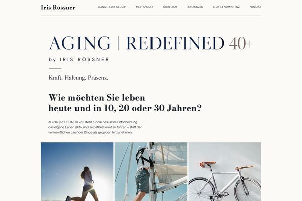 Iris Rössner – Paceways Website Beispiel