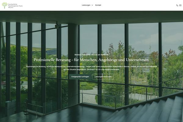 Praxis Nelly Born – Paceways Website Beispiel
