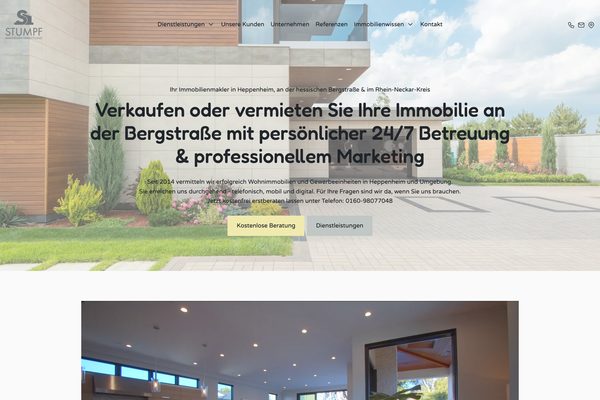 Stumpf Immobilien Vermittlung – Paceways Website Beispiel