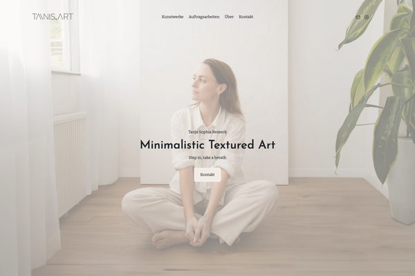 Tanja Reineck Art – Paceways Website Beispiel
