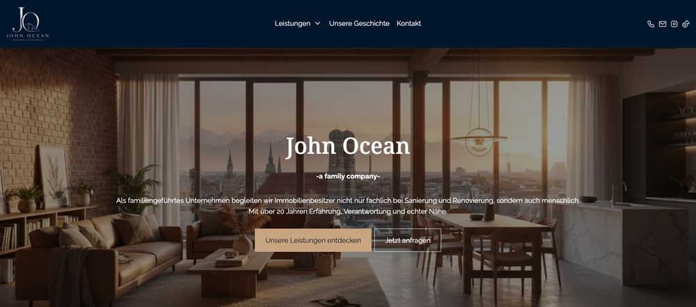Website von John Ocean