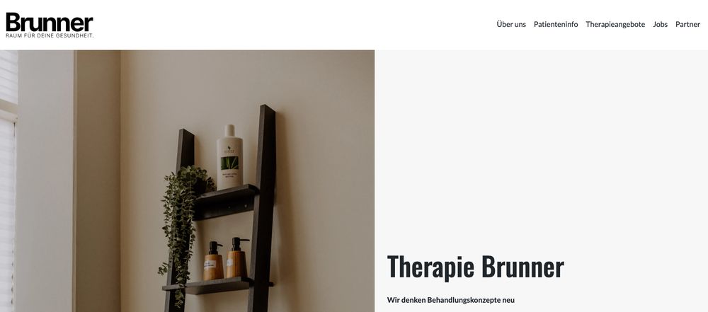 Website von Physio Team Brunner